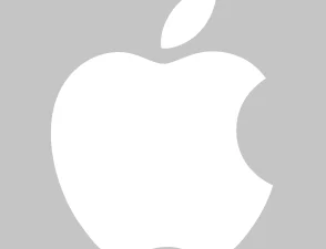 Apple vinilo blanco